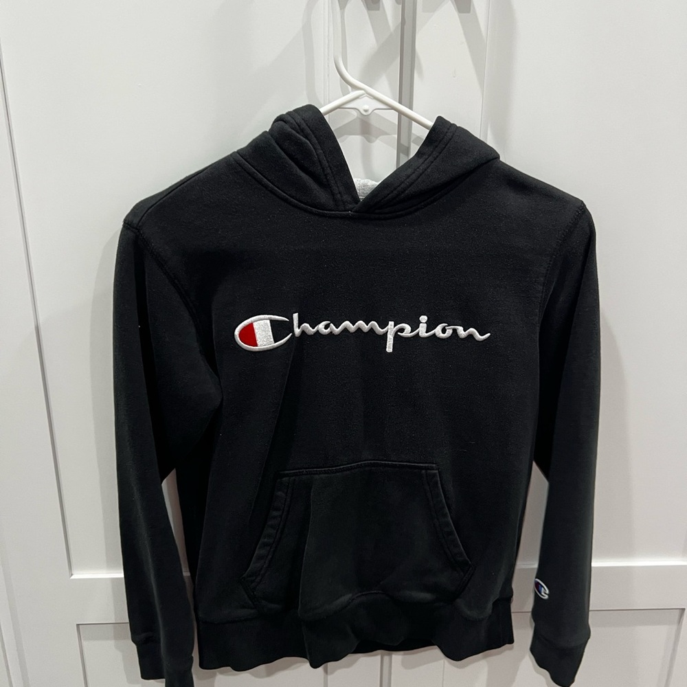 Champion Black Pullover Hoodie